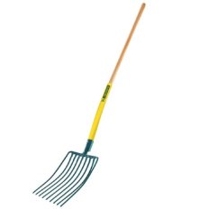 Fourche à cailloux douille 9 dents manche bois certifié PEFC 100%