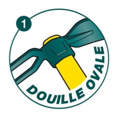 Serfouette forgée Duopro douille ovale 40x27 panne et fourche - 30 cm sans manche
