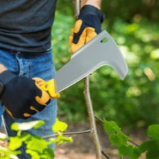 Serpe 2 taillants 22 cm Duopro manche bi-matière