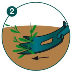 Binette trident NaturOvert manche bois 150cm certifié PEFC 100%