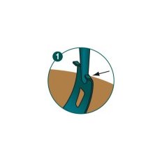 Binette trident NaturOvert manche bois 150cm certifié PEFC 100%