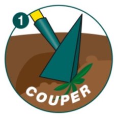 Binette japonaise Naturovert manche bois 150cm certifié PEFC 100%