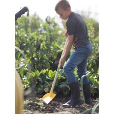 Pelle Carrée Plastique Enfant manche bois certifié PEFC 100% - Leborgne