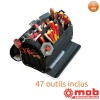 Boîte à outils Easy Bag + 47 pièces électricien MOB