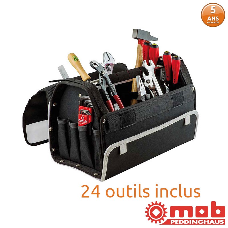 Boîte à outils Easy Bag garni 24 pièces MOB