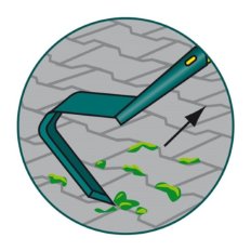 Binette lame V Naturovert manche bois 150cm + poignée ergonomique - Leborgne