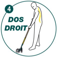 Grattoir oscillant/émietteur NaturOvert manche bois 150cm - Leborgne