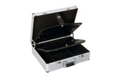 Valise aluminium robuste vide avec panneaux de rangement - MOB
