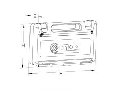 Coffret Fusion Box Cargo 70p – Douilles 1/4" & 1/2" - MOB