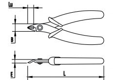 Pince coupante à ras - MOB