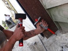 Massette angles abattus manche tri-matiere - MOB