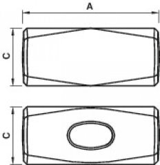 Massette conique angles abattus manche bois - MOB