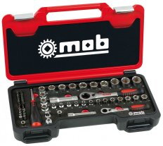 Coffret de douilles traversantes 59 pièces mixte - MOB