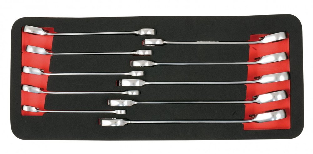 Module mousse 10 clés mixtes à cliquet - MOB