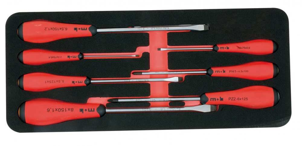 Coffret 7 tournevis Tamper Torx TT10–TT40 - MOB