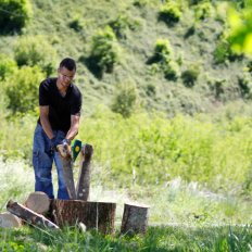 Merlin éclateur 2,5kg manche novamax droit (90cm) - Leborgne