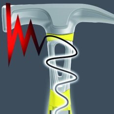 Marteau nanovib® ergonomique pour ossature bois - Leborgne