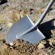 Pelle Nanovib 27 cm manche ergonomique acier 150 cm  - Leborgne