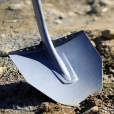 Pelle Nanovib 27 cm manche ergonomique acier 150 cm  - Leborgne