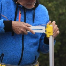 Traceur-placeur réglable pour sabots de charpente 130cm Sylvapro - Leborgne