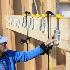 Traceur-placeur réglable pour sabots de charpente 130cm Sylvapro - Leborgne