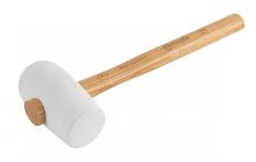 Maillet caoutchouc forme carreleur blanc - MOB