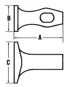 Batte à planer manche hickory - MOB