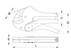 Coupe-tube pvc sur carte - MOB