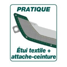 Machette 42 cm Duopro manche bi-matière + étui - Leborgne