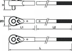 Cliquet poire 3/4 - MOB
