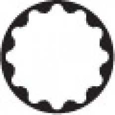 Coffret métallique 3/4'' 16 pièces, 12 pans - MOB