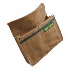 Poche double en croute de cuir - Leborgne