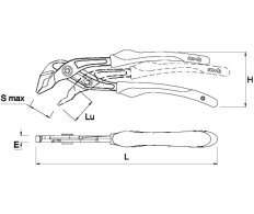 Pince multiprise à becs effilés - MOB
