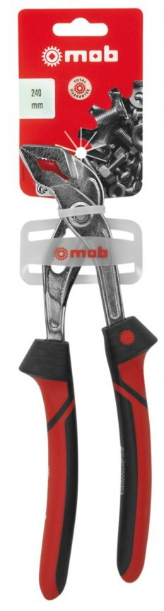 Pince multiprise bi-matière becs effilés sur carte - MOB