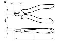 Pince coupante semi-rase - MOB