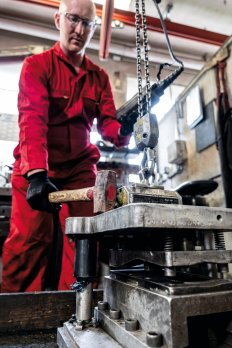 Massette cuivre manche hickory - MOB