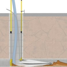 Guide anti-retour pour flexible manche télescopique nanovib - Leborgne