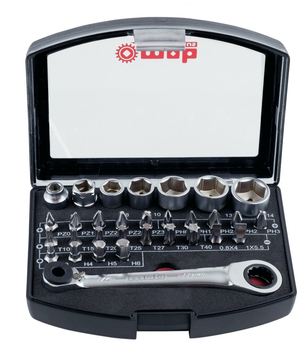 Box 31 - coffret vissage 1/4 - 31 pieces - MOB