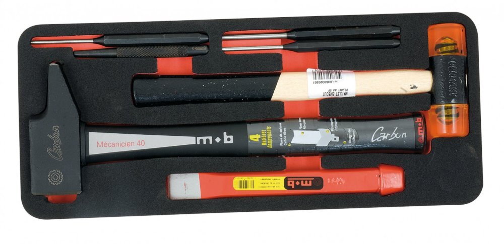 Module mousse frappe 7 outils - carbon - MOB