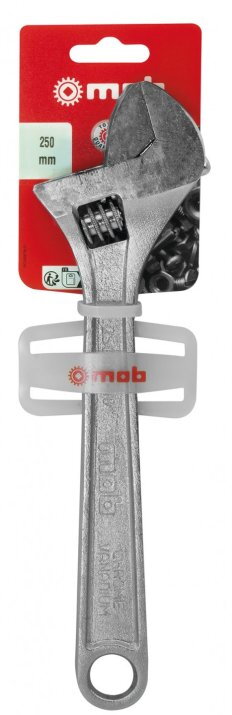 Clés à molette chromées sur carte - MOB