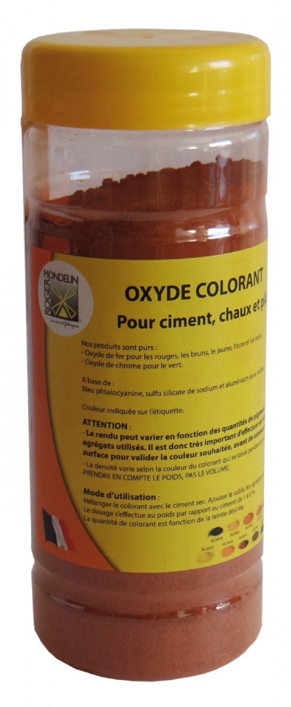 Colorant synthétique – Ocre – Pot 500 ml - Mondelin