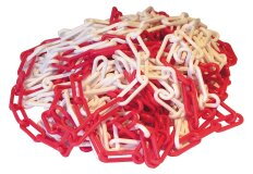 Chaîne Rouge/Blanc Ø8 mm – 25 m pour Délimitation et Sécurité - Mondelin