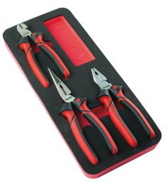 Module Mousse Vide Bicolore pour 3 Pinces – 385 x 165 mm - MOB