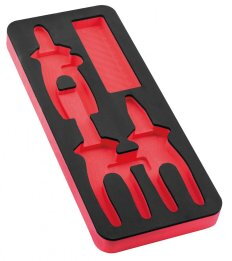 Module Mousse Vide Bicolore pour 3 Pinces – 385 x 165 mm - MOB