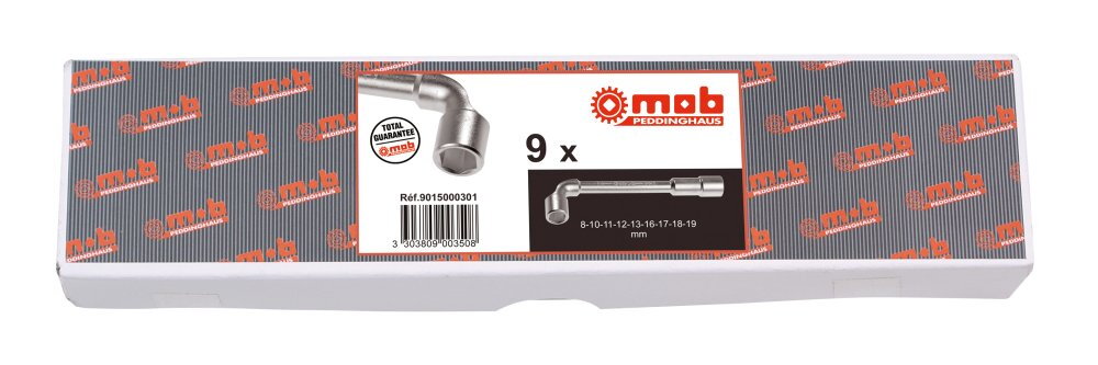 Jeu de 16 Clés à Pipe 6x6 - MOB