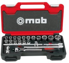 Box Medium 1/2’’ – 22 Pièces avec Cliquet Rotatif - MOB