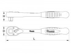 Cliquet poire 1/2'' - MOB