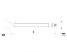 Rallonge 1/2'' click'n hold - MOB