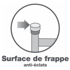 Enfonce chevilles Nanovib 20 mm - Leborgne