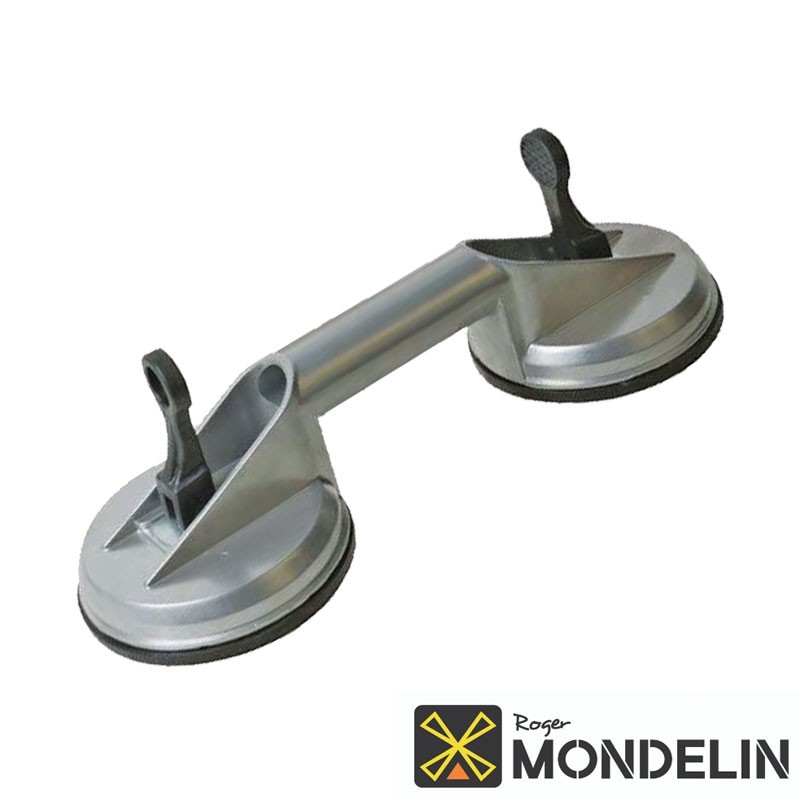 Double ventouse Mondelin transport objets lourds sans prise 80 kg